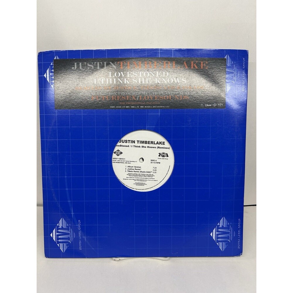Justin Timberlake: Love Stoned, I Think She Knows remix Tiësto Kaskade PROMO 12”